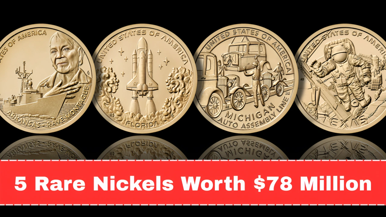 5 Rare Nickels Worth $78 Million