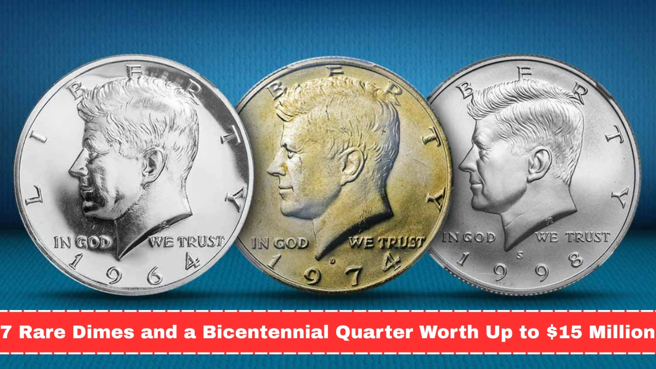 7 Rare Dimes and a Bicentennial Quarter Worth Up to $15 Million