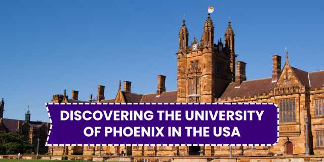 Discovering the University of Phoenix in the USA