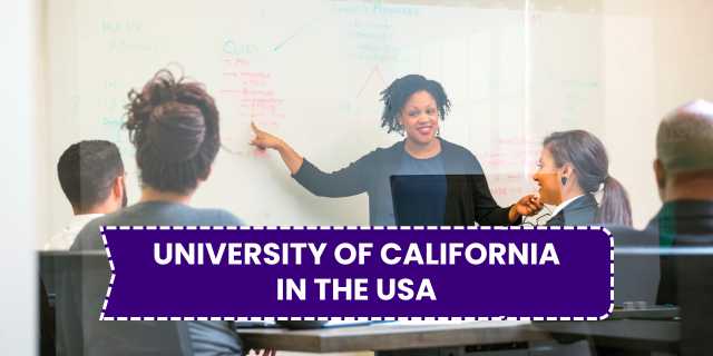 University of California in the USA