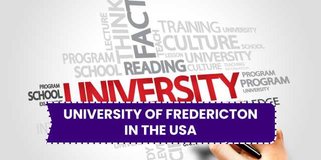 University of Fredericton in the USA